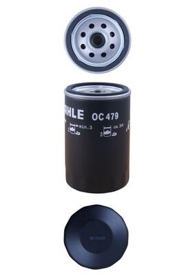 OC479, Oil Filter, Oil filter, MAHLE, 0003945577, 0009830626, 0060553431, 00K04781452BF, 01174255, 0649015, 0986B00002, 1037678, 13.28.10/110, 139OS, 2006, 2313000, 2654406, 41150064B, 4781452AA, 4781452BB, 51516, 586052, 60808974, 8671002324, 90542344, 91153945, AP1151, BC1030, BFO4055, C147, CA0214302, DO240, ELH4149, FL2005