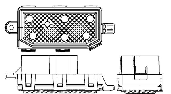 Regulator, passenger compartment fan - ABR77000P MAHLE - 012830-067, 132525, 31436958