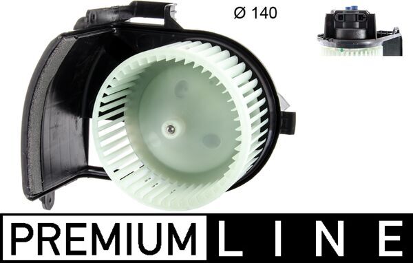 Interior Blower - AB105000P MAHLE - 05991055, 069401327010, 0917069
