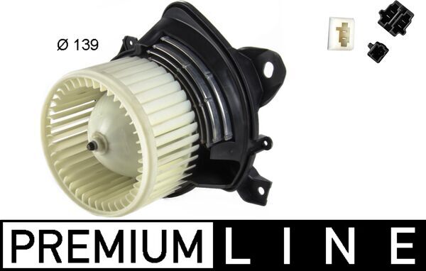 Interior Blower - AB141000P MAHLE - 05991218, 069412531010, 351042681