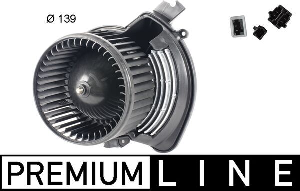 Interior Blower - AB208000P MAHLE - 13293625, 1845145, 351149401