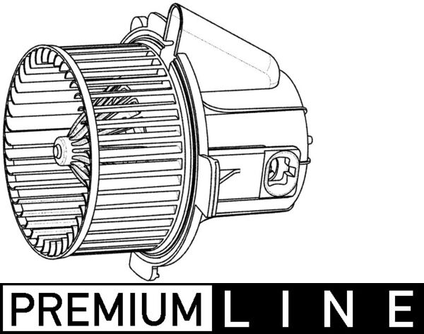 Interior Blower - AB32000P MAHLE - 009157541, 05991222, 069412669010