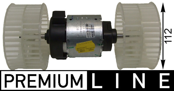 Interior Blower - AB87000P MAHLE - 0038300508, 05991192, 34144