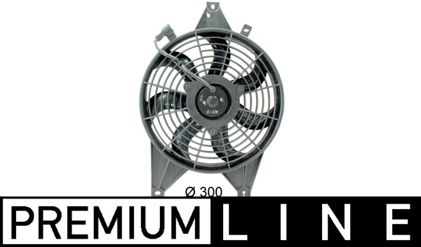 Lüfter, Klimakondensator - ACF16000P MAHLE - 0K55261710A, 351034631, KA7511