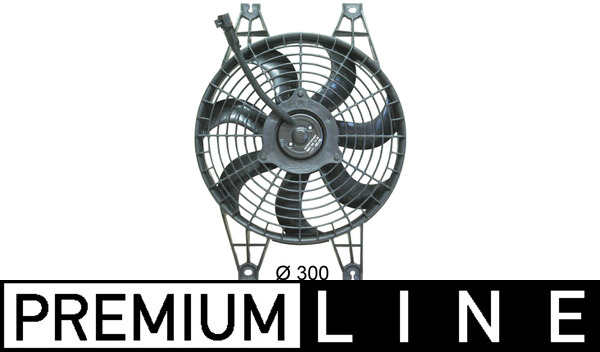 Lüfter, Klimakondensator - ACF21000P MAHLE - 0K2KB-61710, 351034761