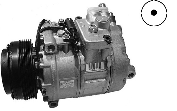 Compressor, air conditioning - ACP1162000S MAHLE - 0600K017, 10-0033, 118558