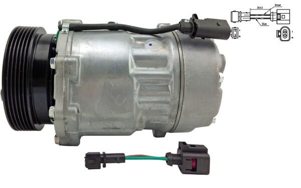 Compressor, air conditioning - ACP191000S MAHLE - 0002303811, 0300K001, 10-0015