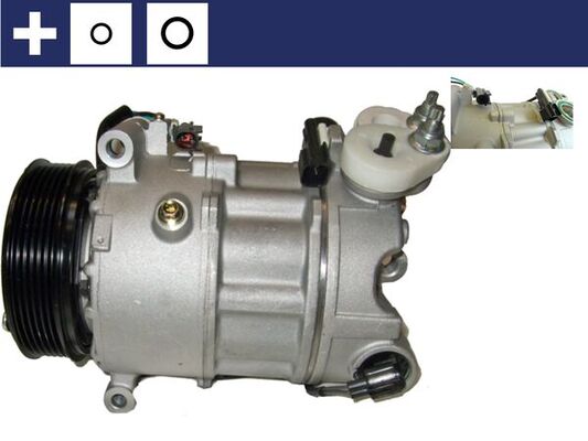 Compressor, air conditioning - ACP257000S MAHLE - 1.1457, 11457, 1656