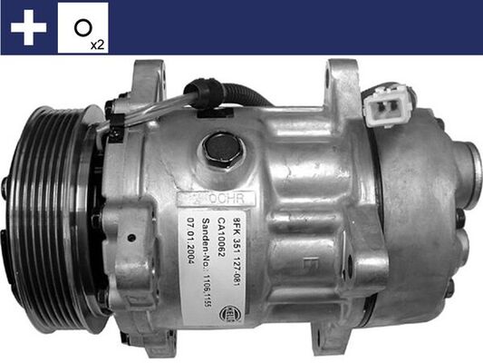 Compressor, air conditioning - ACP360000S MAHLE - 0009613260680, 0900K161, 10-0007