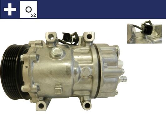 ACP769000S, Compressor, air conditioning, Air-conditioning various, MAHLE, 1.1349, 1201757, 1249, 1529740, 1800K378, 240837, 32430, 351113-441, 51-0245, 6018K378, 81.10.47.032, 813203, 851382, 8603230, 888-0100261, 9202.0209, 945689, ACP344, DAC8646017, DCP10030, FDAK394, FDK378, TSP0155407, TSP0155933, V25-15-0017, 1036783, 1284, 240892, 32430G, 351113-941