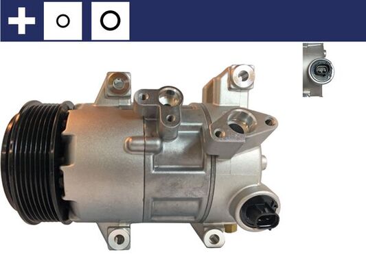 ACP975000S, Compressor, air conditioning, Air-conditioning various, MAHLE, 108932, 1201791, 134444, 1.5283, 15283, 240945, 32856G, 351125221, 51-0801, 5300K610, 6053K610, 81.04.030.09, 852620N, 8831002400, 89516, 920104, 920.30248, 97817, ACP900, DCK1557, DCP50301, FC3209, T55871, TOK683, 134444R, 351125721, 8831002480, 98817/A, 8831042250, 8FK351125-221