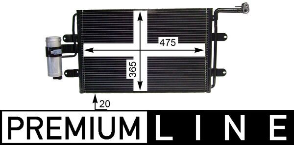 AC180000P, Condenser, air conditioning, Air-conditioning various, MAHLE, 03005130, 0810.2008, 10-110-01029, 101720, 1223134, 1J0820411D, 1J0820413A, 1J0820413N, 260493, 350203238000, 351036-384, 35227, 390600, 482040N, 53614, 701M06, 817244, 82D0225113A, 888-0400055, 925060, 94310, AC856885, AD016C003, AI5130, CF20090, CN5401, CT11251, DCN32017, F453614, KDAI130