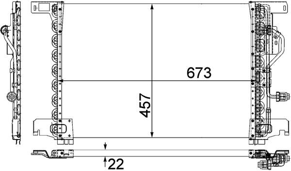 AC283000P, Condenser, air conditioning, Air-conditioning various, MAHLE, 0159006, 0806.2082, 1223373, 132004N, 31005144, 351300131, 35772, 717M16, 818034, 821020, 888-0400286, 9425000054, 94336, 945826, CN0561, DCN99073, KDME144, TSP0225633, 0806.3050, 132450N, 9425000154, ME5144, A9425000054, MEA5144, A9425000154