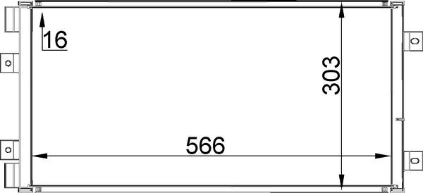 AC320000S, Condenser, air conditioning, Air-conditioning various, MAHLE, 0804.2054, 082006N, 10-110-01048, 103234, 1223488, 17005247, 260028, 350203147000, 351300741, 35492, 46799862, 53439, 818006, 82D0225416A, 888-0400339, 925486, 94811, DCN091-01, F4-53439, F453439, FT133C004, FT5247, KDFT247, RA7110711, TSP0225416, 202H19710AA, 8FC351300-741, BC147