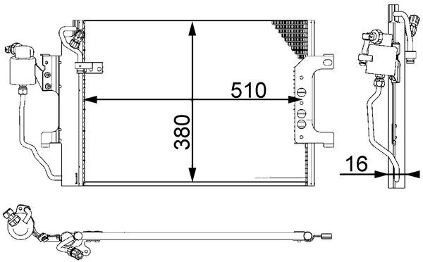 AC348000P, Condenser, air conditioning, Air-conditioning various, MAHLE, 0806.2010, 1223377, 122450N, 161205, 1685000254, 30005257, 350203261000, 351037-501, 35309, 53177, 60305257, 717B29, 817504, 82D0225210A, 888-0400156, 905281, 94372, AC830023, CN6503, CT11348, DCN17001, F4-53177, KDMS256, QCN110, TSP0225210, V30-62-1019, 1685000354, 30005256, 351301-364, 905282