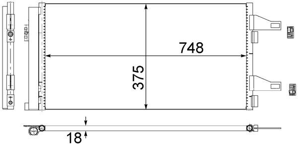 AC363000S, Kondensator, Klimaanlage, Klimaanlage verschiedene, MAHLE, 0000053185115, 062009N, 0804.2070, 09005246, 1610136780, 260375, 350203622000, 351301-604, 35894, 60095246, 707M24, 814085, 888-0400459, 94985, CI954C001, CN5246, DCN07002, F4-43249, TSP0225680, V22-62-0012, 0001344098080, 1623816180, 351301601, 35895, 711M21, 9005246, BC622, CNA5246, 0001391281080, 1649790580