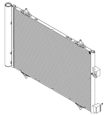 AC39000P, Condenser, air conditioning, Air-conditioning various, MAHLE, 00006455JB, 0803.3031, 09005274, 105585, 350203639000, 351004-551, 35946, 43552, 6455JB, 814420, 888-0400538, 940239, CN5274D, DCC1598, KTT110432, TSP0225666, CNA5274D
