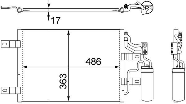 AC409000S, Condenser, air conditioning, Air-conditioning various, MAHLE, 0807.2038, 13148296, 152032N, 161070, 350655, 351302551, 35646, 37005394, 43309, 720M14, 814014, 82D0225567A, 888-0410589, 925654, 946124, 94882, AC810716, DCN20025, F443309, KDOL394, OL5394, TSP0225567, 1850094, 37015394, 8880400550, OLA5394, OP350C001, OLA5394D