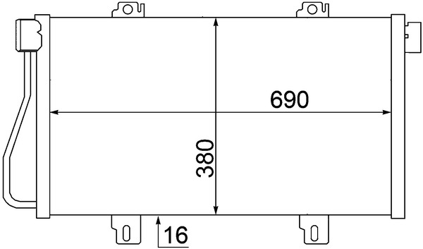 AC529000S, Condenser, air conditioning, Air-conditioning various, MAHLE, 0809.3051, 105023, 182029N, 260433, 2765000QAF, 350030, 351306681, 43005352, 43172, 6065305352, 723M16, 817742, 925778, 94989, DCN23017, DS958C001, F4-43172, F443172, RT5352, 7701052120, 817742R, 8FC351306-681, RTA5352, 8671017661