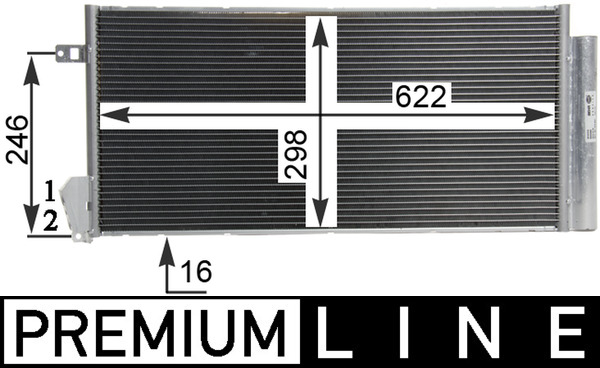 AC634000P, Kondensator, Klimaanlage, Klimaanlage verschiedene, MAHLE, 0000051937924, 0804.2080, 082049N, 105601, 1223608, 166222, 17005396, 1850226, 261106, 350203619000, 351310591, 35940, 378300, 43371, 814377, 940169, 95510682, AC830006, CF20183, DCN09018, F4-AC2014, F4AC2014, FT5396, RA7111320, 1850282, 51838048, 8FC351310-591, 95515037, BC619, FT5396D