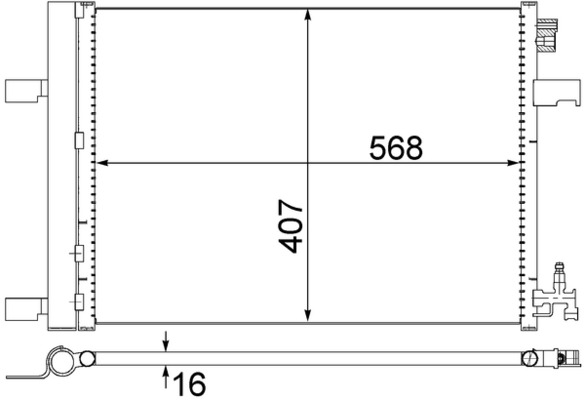 AC636000S, Kondensator, Klimaanlage, Klimaanlage verschiedene, MAHLE, 0807.2039, 105711, 13267648, 13377762, 152042N, 260771, 351310-614, 35918, 37005500, 391100, 43420, 60375500, 720M74, 812660, 82D0225683A, 8880400491, 940134, AC857137, CND072039, DCN20001, DW040C002, F4-AC1066, F4AC1066, OL5500, TSP0225683, V40-62-0036, 351310611, 814201, OL5500D, TSP0225684