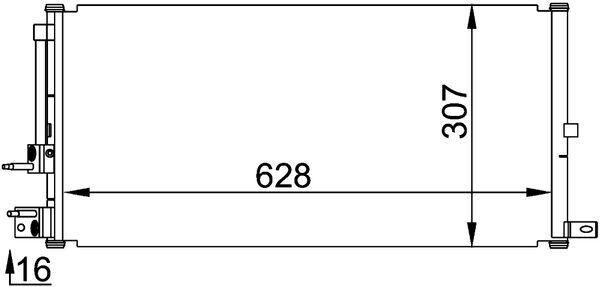 AC694000P, Kondensator, Klimaanlage, Klimaanlage verschiedene, MAHLE, 0829.2009, 10-110-01075, 104781, 1223674X, 169002, 260408, 351318401, 35885, 43319, 60775043, 77005043, 814199, 8880400561, 925689, 94916, AC830167, C2S31605, CF20168, DCN11007, F443319, JR5043, 43319/O, 4X4H19710AB, C2S45122, JRA5043, VP4X4H19710AB, VP4X4H19710AA