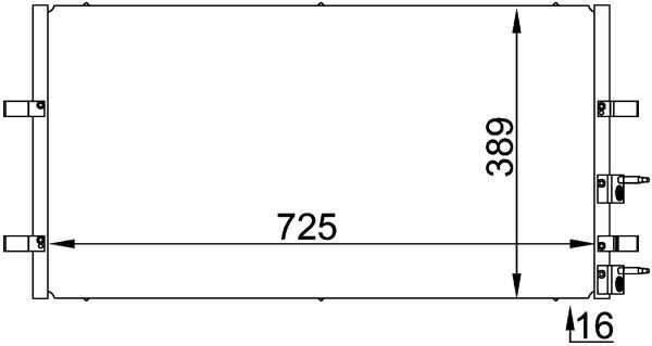 AC695000P, Kondensator, Klimaanlage, Klimaanlage verschiedene, MAHLE, 0805.3031, 092038N, 10-110-01076, 104986, 1371571, 169001, 18005407, 2510305407, 260387, 345390, 350203730000, 351318411, 35846, 43318, 60185407, 712M29, 814087, 82D0225640A, 888-0400447, 925682, 94915, AC845871, DCN10009, F443318, FD5407, QCN425, TSP0225640, V25-62-0013, 1383318, 350203730002