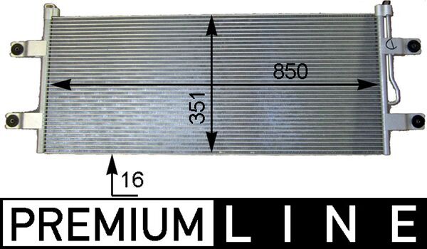 AC783000P, Kondensator, Klimaanlage, Klimaanlage verschiedene, MAHLE, 0806.2098, 132013N, 350075, 351343221, 815130, 888-0400545, 940264, 9605001454, DCN99068, ME5293, A9605001454