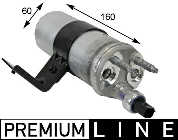 Dryer, air conditioning - AD104000P MAHLE - 1744538, 351193581, FDD651