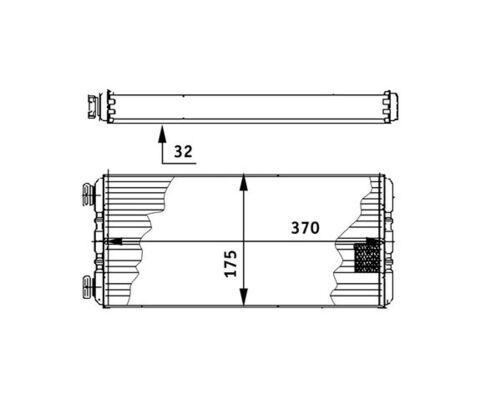 AH131000P, Heat Exchanger, interior heating, Air-conditioning various, MAHLE, 0008300720, 129015N, 351312571, 54257, 72055, ME6248, 72986, 8FH351312-571, A0008300720