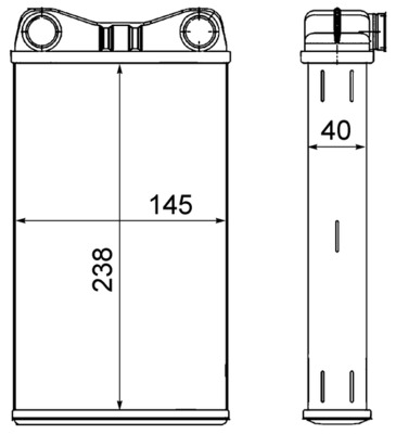 AH7000S, Heat Exchanger, interior heating, Air-conditioning various, MAHLE, 350218280000, 351000541, 54252, 70226, 812255, 8E1820031, AI6223, 350218280003, 8FH351000-541