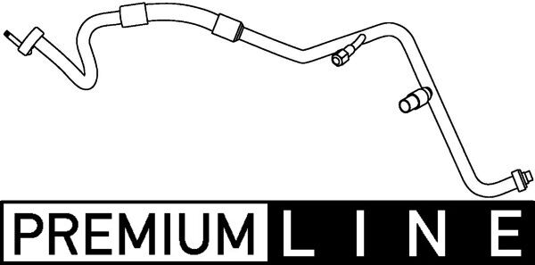 High-/Low Pressure Line, air conditioning - AP104000P MAHLE - 10-170-01136, 1431690, 351338171