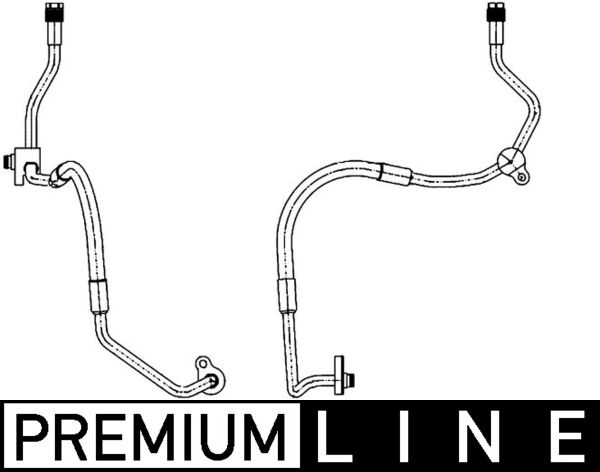 High Pressure Line, air conditioning - AP119000P MAHLE - 10-170-01349, 1377052, 351338461