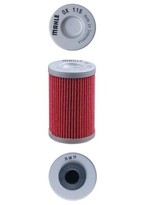 OX115, Ölfilter, Ölfilter, MAHLE, 2520754, 2555400, 3625361000, 58038005000, COF055, KN155, MH55, SO7095, 58038005100, X320, 58038005101, 90138015000