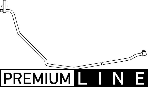 Hochdruckleitung, Klimaanlage - AP71000P MAHLE - 1001907, 10-170-01015, 351337081
