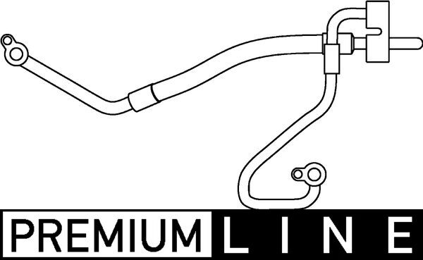 High-/Low Pressure Line, air conditioning - AP76000P MAHLE - 10-170-01025, 1152331, 351337171