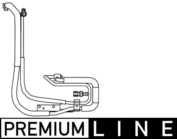 High-/Low Pressure Line, air conditioning - AP95000P MAHLE - 10-170-01096, 1C1H19D734AG, 351337611
