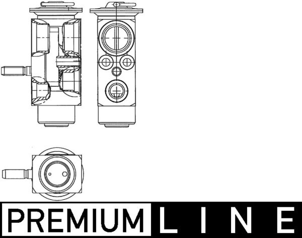 AVE114000P, Expansionsventil, Klimaanlage, Klimaanlage verschiedene, MAHLE, 351239611, 4518350072, DVE17015, MC1017, 8UW351239-611, A4518350072