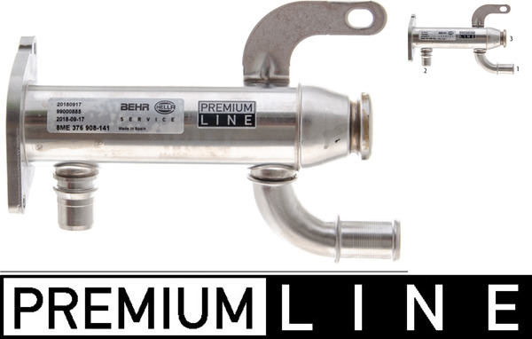 CE34000P, Cooler, exhaust gas recirculation, Cooler, MAHLE, 1233381, 1618.35, 376908141, 48006, 60072N, 817753, 8653691, 3M5Q9F464AA