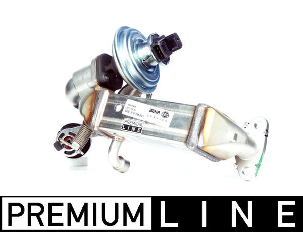 Cooler, exhaust gas recirculation - CE7000P MAHLE - 11717797371, 376745-341, 7797371