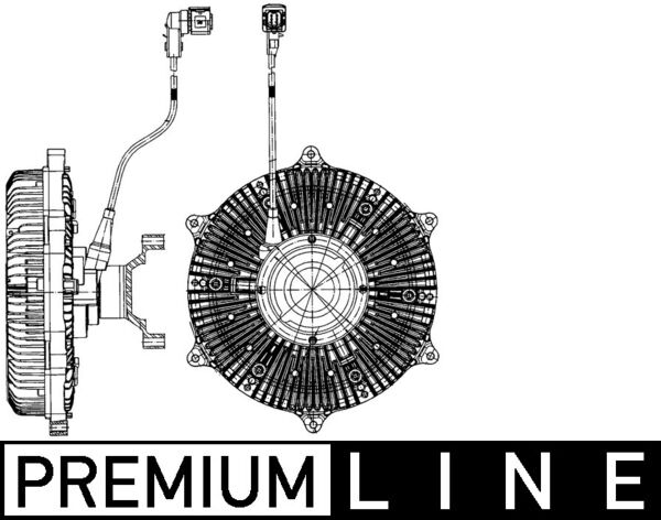 Kupplung, Kühlerlüfter - CFC219000P MAHLE - 100575, 22075224, 288023N