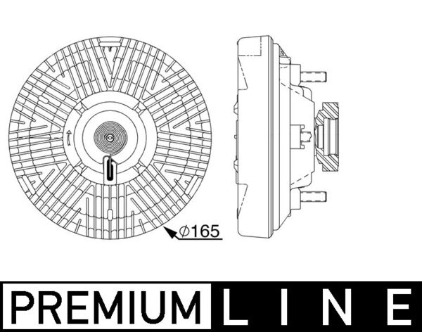 Kupplung, Kühlerlüfter - CFC238000P MAHLE - 19225-1, 376912-091, 4375000222