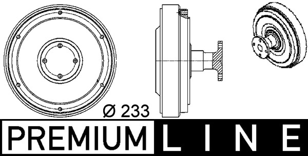 Kupplung, Kühlerlüfter - CFC98000P MAHLE - 106444, 138065N, 376757091