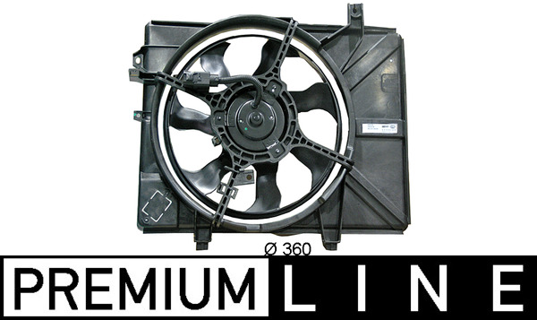 Fan, radiator - CFF127000P MAHLE - 0528.0705, 253801C100, 351034661