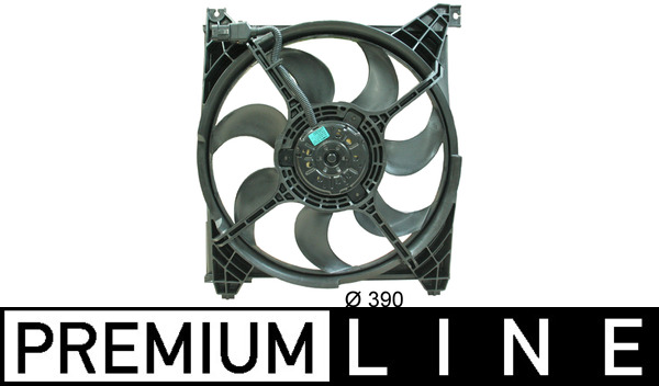 Fan, radiator - CFF130000P MAHLE - 0528.0708, 2538026200, 351034711