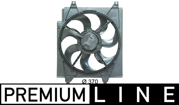 Fan, radiator - CFF132000P MAHLE - 0K2KB15025, 351034751, 47600
