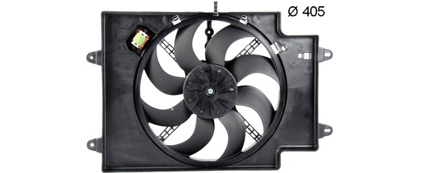 Fan, radiator - CFF153000P MAHLE - 018002N, 05131014, 069422041010