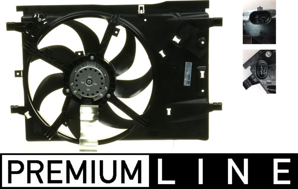Fan, radiator - CFF183000P MAHLE - 0000052017692, 069422576010, 1253P3