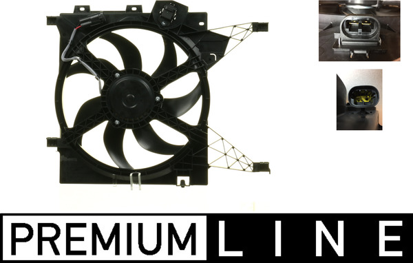 Fan, radiator - CFF191000P MAHLE - 21480JX51A, 351040601, 21481JX51A