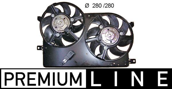 Fan, radiator - CFF199000P MAHLE - 05042049, 351040731, 51718772